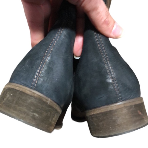 DONALD J. PLINER | Womens Black Leather Brown Suede Gale Knee High Boots size 10 - Picture 10 of 16